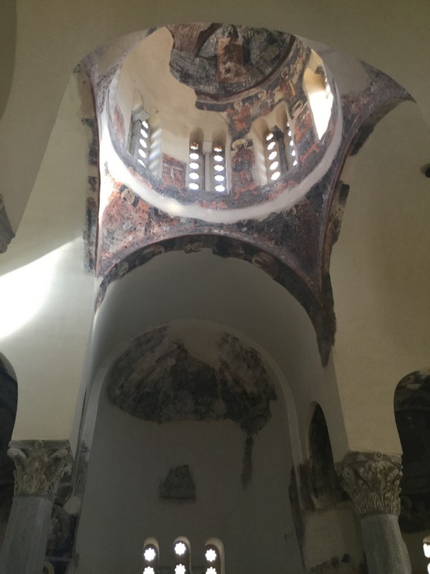 Interior with some surviving artwork